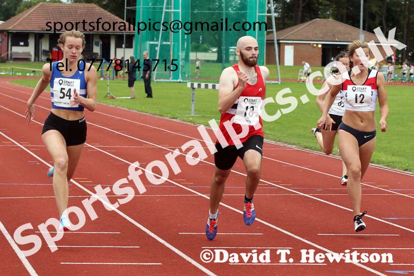 100 metres 17, NECAA Open Meeting, Morpeth, Sunday, March 23rd. David T. Hewitson/Sports for All Pics